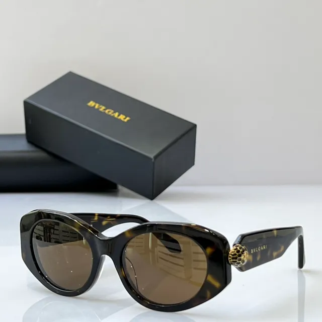 Bvlgari Serpenti Gafas de Sol Ovaladas de Acetato Blanco 7