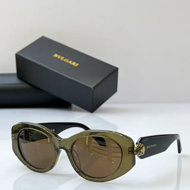 Bvlgari Serpenti Gafas de Sol Ovaladas de Acetato Blanco 8