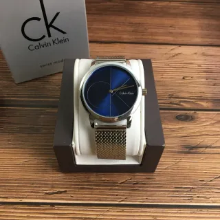 Calvin Klein Minimalist Blue Dial Quartz Watch