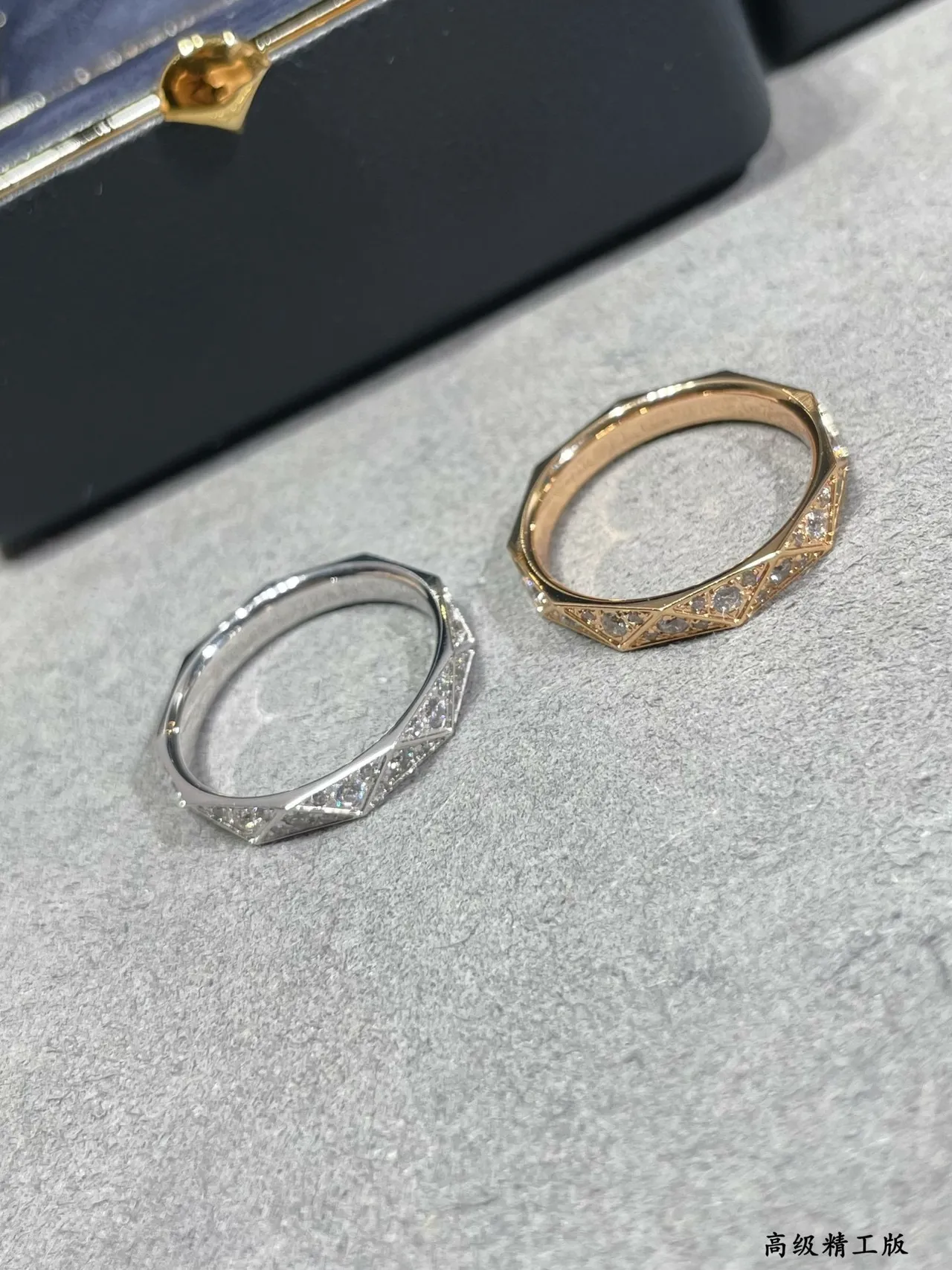 Cartier Juste un Clou و مجموعة Love حلقات الماس الهندسية المقطوعة المرصعة Pavé 5