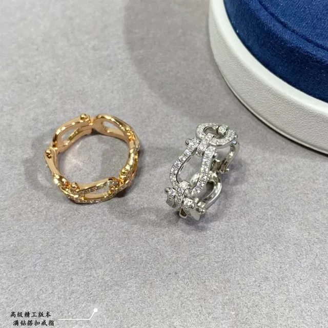 Cartier Juste un Clou 和 Love Open Heart Pavé 戒指 7