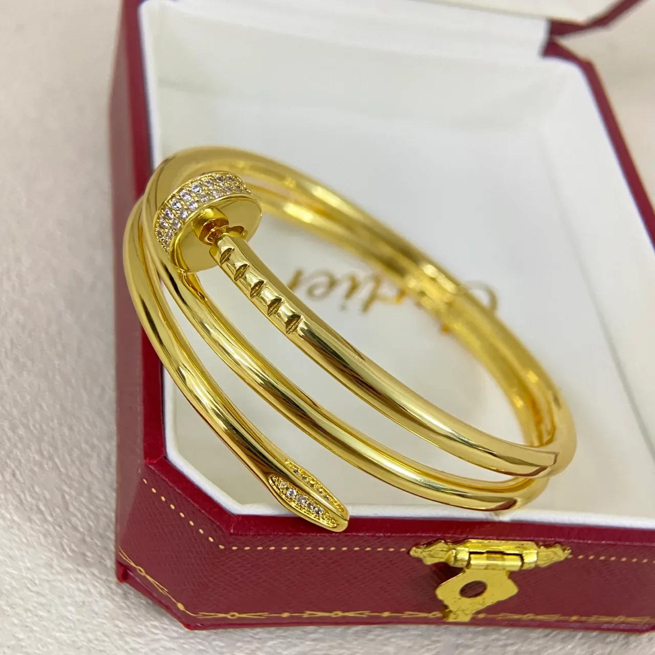 Cartier Juste un Clou 手链 玫瑰金 黄色金 白金 手链 4