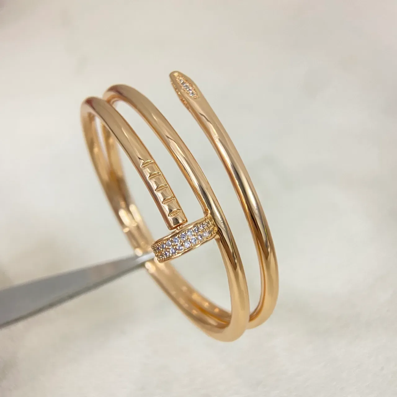Cartier Juste un Clou 手链 玫瑰金 黄色金 白金 手链 5