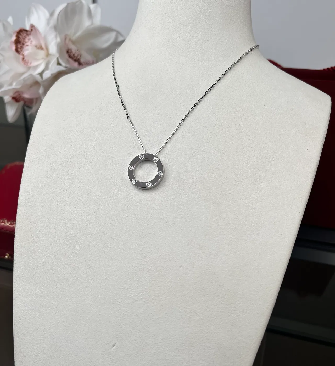 Cartier Juste un Clou Circular Pendant Necklace 2