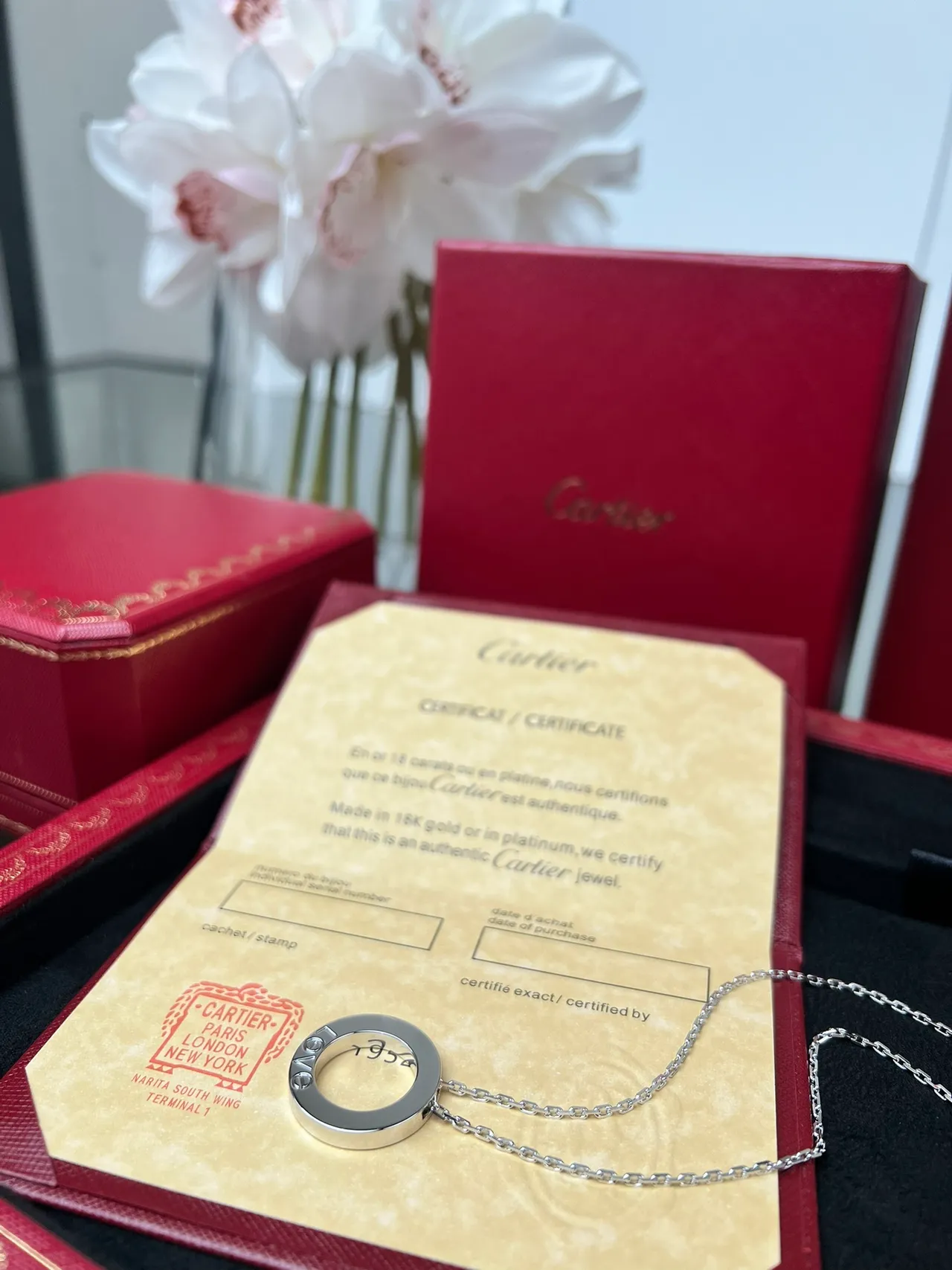 Cartier Juste un Clou Circular Pendant Necklace 6