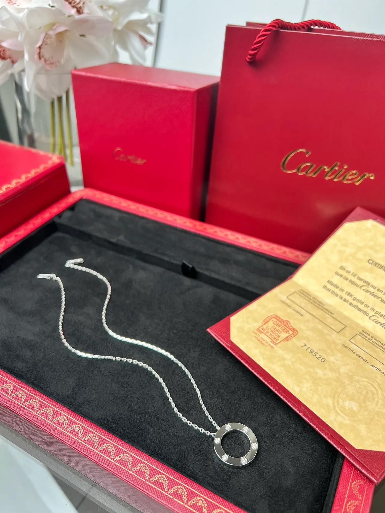 Cartier Juste un Clou Circular Pendant Necklace 8