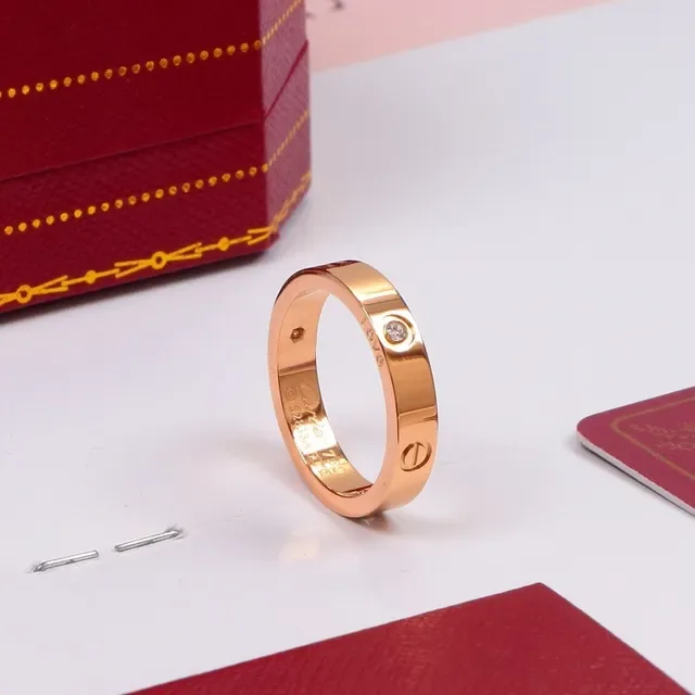 خاتم Cartier Juste un Clou ذهبي فضي نقش براغي إدراج حجر واحد 7