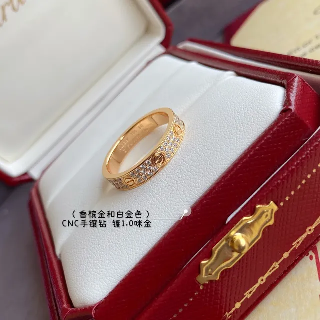 Cartier Juste un Clou Two-Tone Gold Pavé Diamond Ring 3