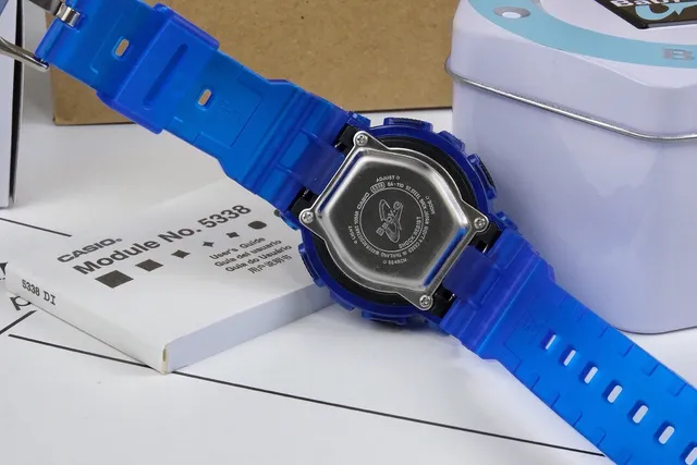 Casio Baby-G নীল রেজিন অ্যানালগ-ডিজিটাল স্পোর্টস ওয়াচ 3