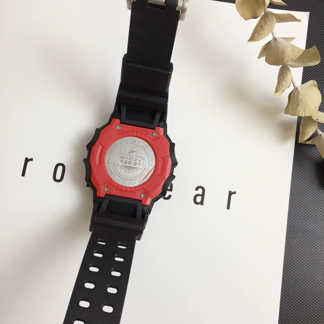 Casio G-Shock DW-5600 Negro y Rojo Reloj Deportivo 5