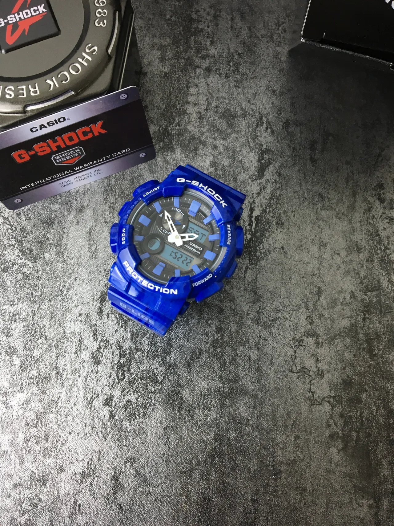 Casio G-Shock GA-100 Serie Reloj Deportivo Azul Translúcido 2