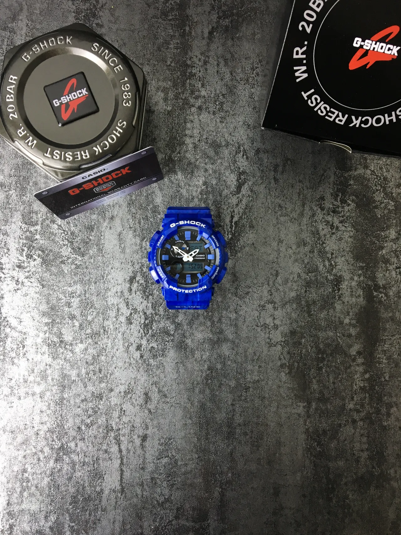 Casio G-Shock GA-100 Serie Reloj Deportivo Azul Translúcido 3