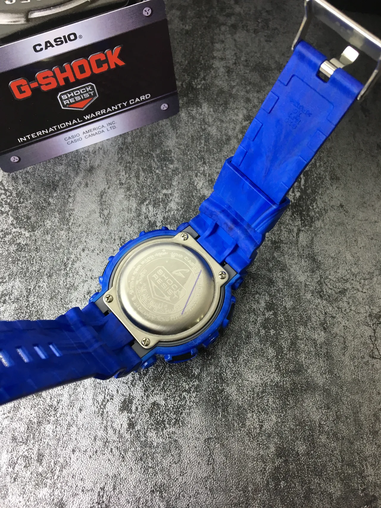 Casio G-Shock GA-100 Serie Reloj Deportivo Azul Translúcido 4