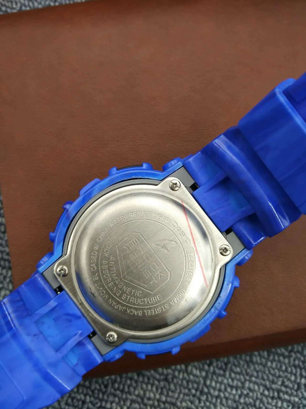 Casio G-Shock GA-100 Serie Reloj Deportivo Azul Translúcido 10