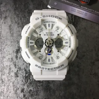 Casio G-Shock GA-100 White Rugged Analog-Digital Sports Watch