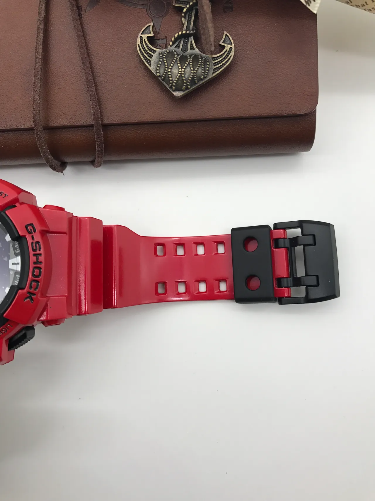 Casio G-Shock GA-2100 Red Resin Sports Watch 2