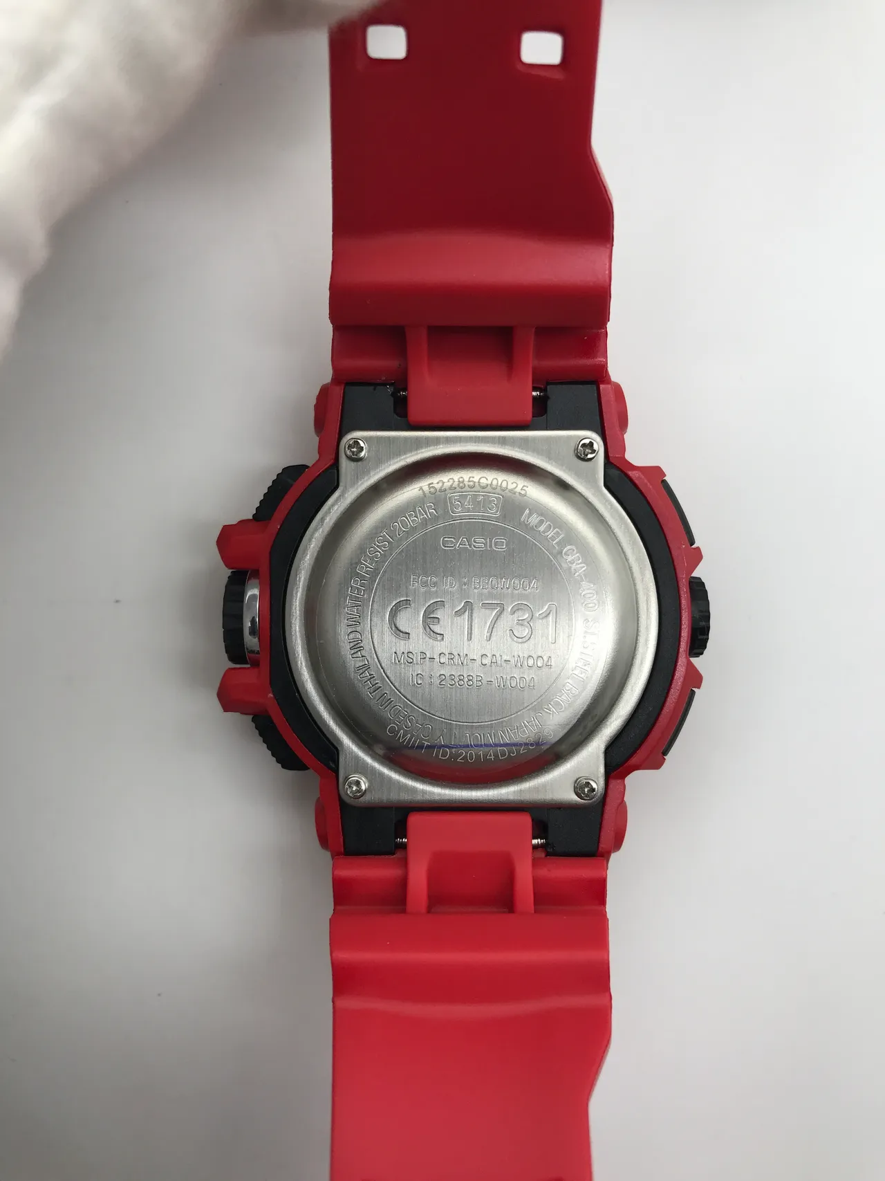 Casio G-Shock GA-2100 Red Resin Sports Watch 3