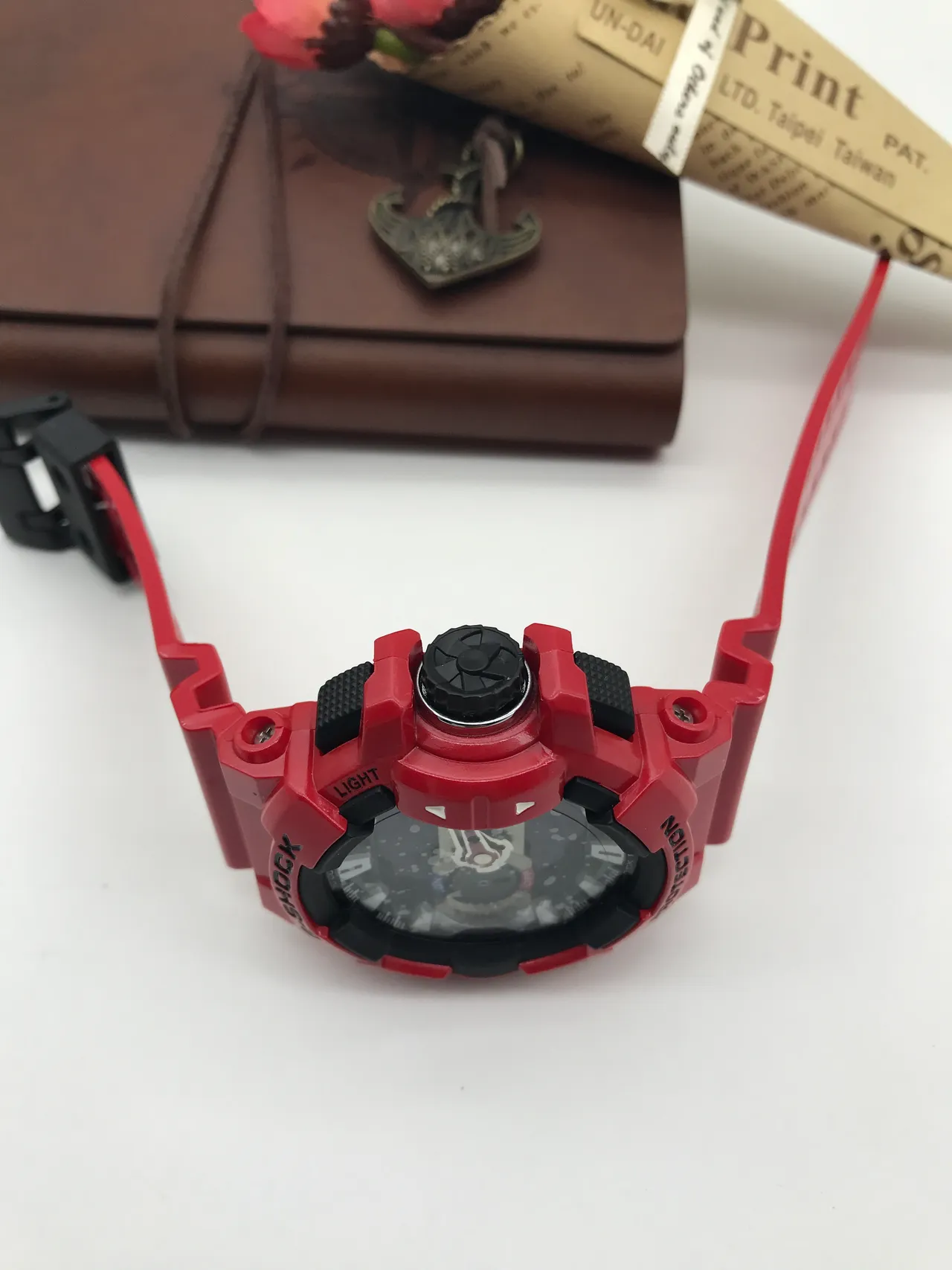 Casio G-Shock GA-2100 Red Resin Sports Watch 4