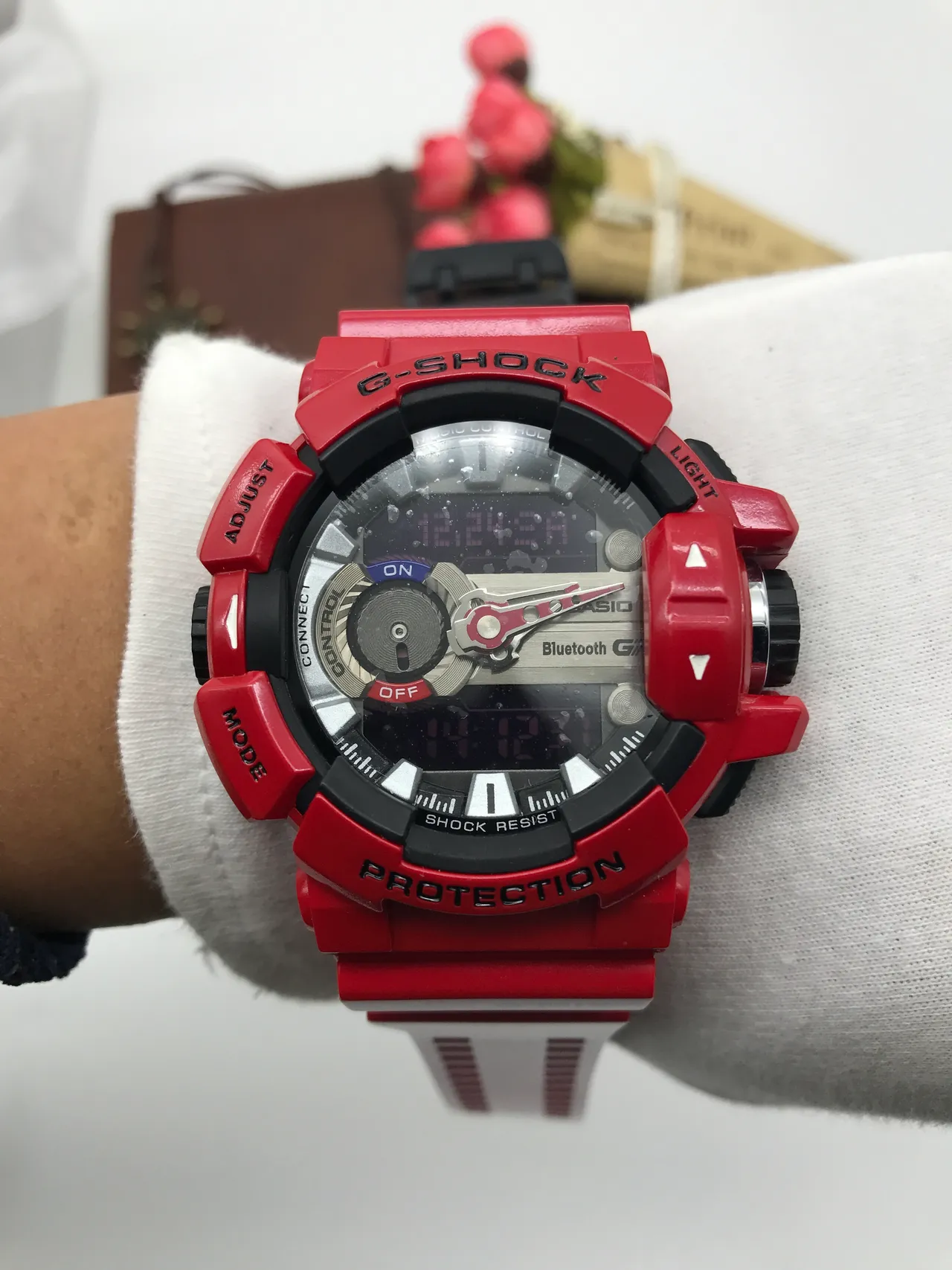 Casio G-Shock GA-2100 Red Resin Sports Watch 5