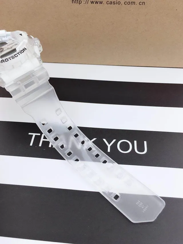 Casio G-Shock GA-B2100 Blanco Translúcido Reloj Deportivo 3
