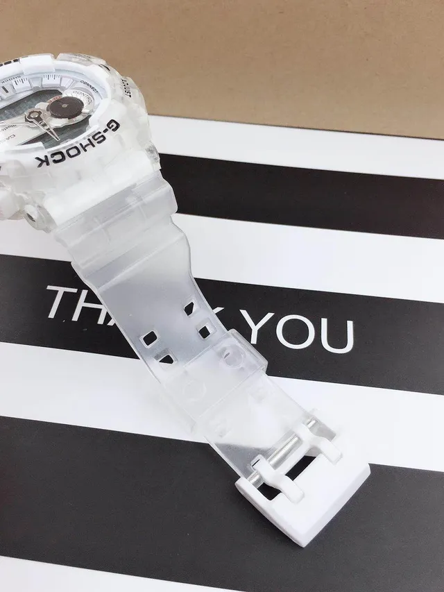 Casio G-Shock GA-B2100 Blanco Translúcido Reloj Deportivo 4