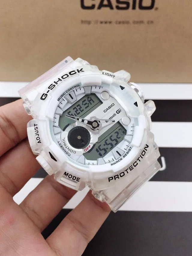 Casio G-Shock GA-B2100 Blanco Translúcido Reloj Deportivo 8