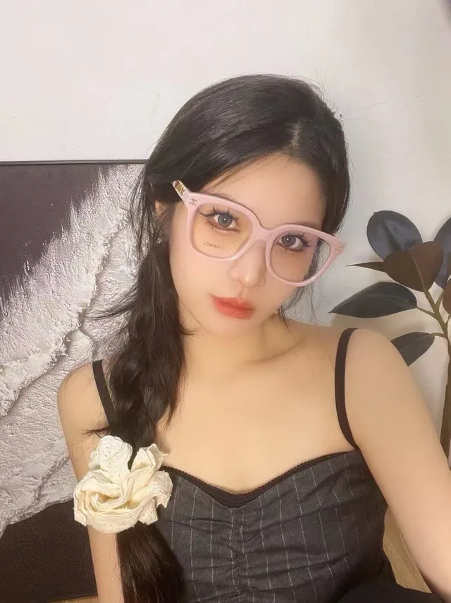 Chanel Cadena Enlazada Acetato Gafas ópticas 2