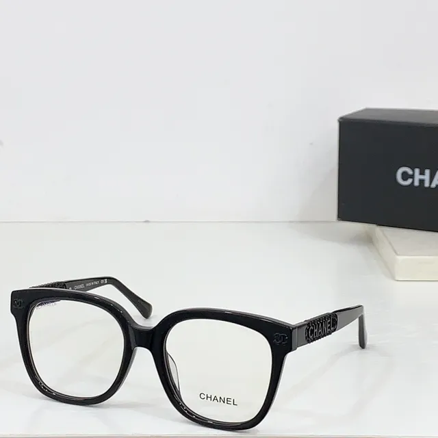 Chanel Cadena Enlazada Acetato Gafas ópticas 8