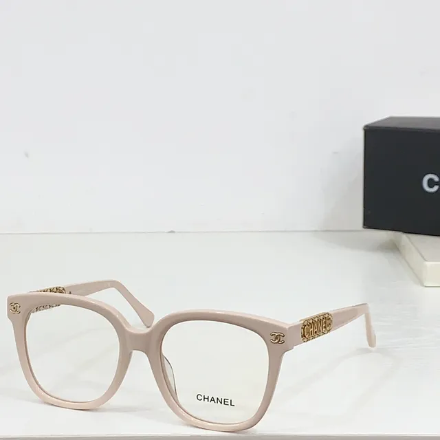 Chanel Cadena Enlazada Acetato Gafas ópticas 9