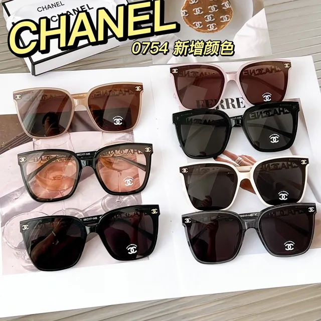 Chanel Gray Silver Square Acetate Frame Crystal-Embellished Temples Sunglasses 2