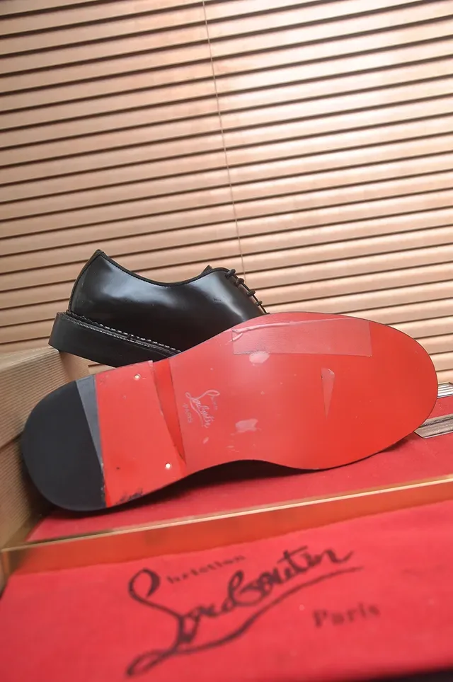 Christian Louboutin काले कैप टू ऑक्सफोर्ड जूते 3
