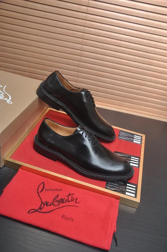Christian Louboutin काले कैप टू ऑक्सफोर्ड जूते 4