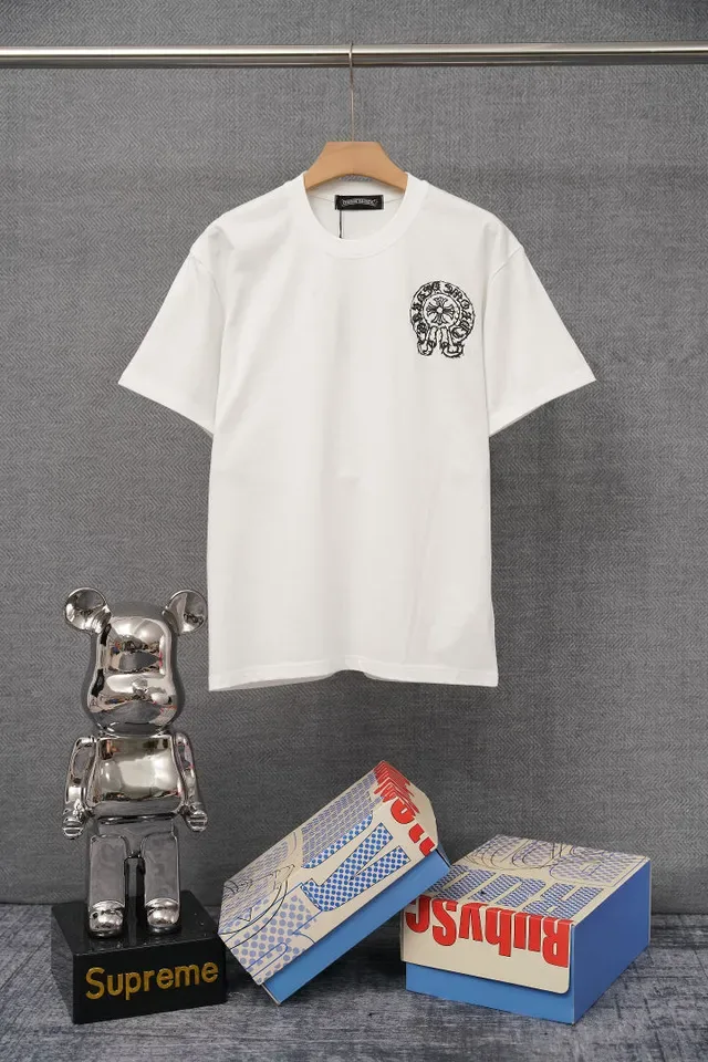 T-shirt Chrome Hearts à col rond imprimé graphique 2