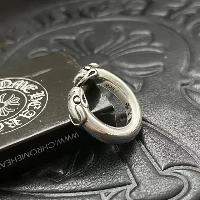 Chrome Hearts Serpent Ring Silver Motif Open Ring 5