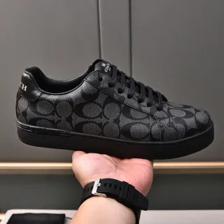 Coach Monogram-Print Low-Top Lifestyle Sneakers
