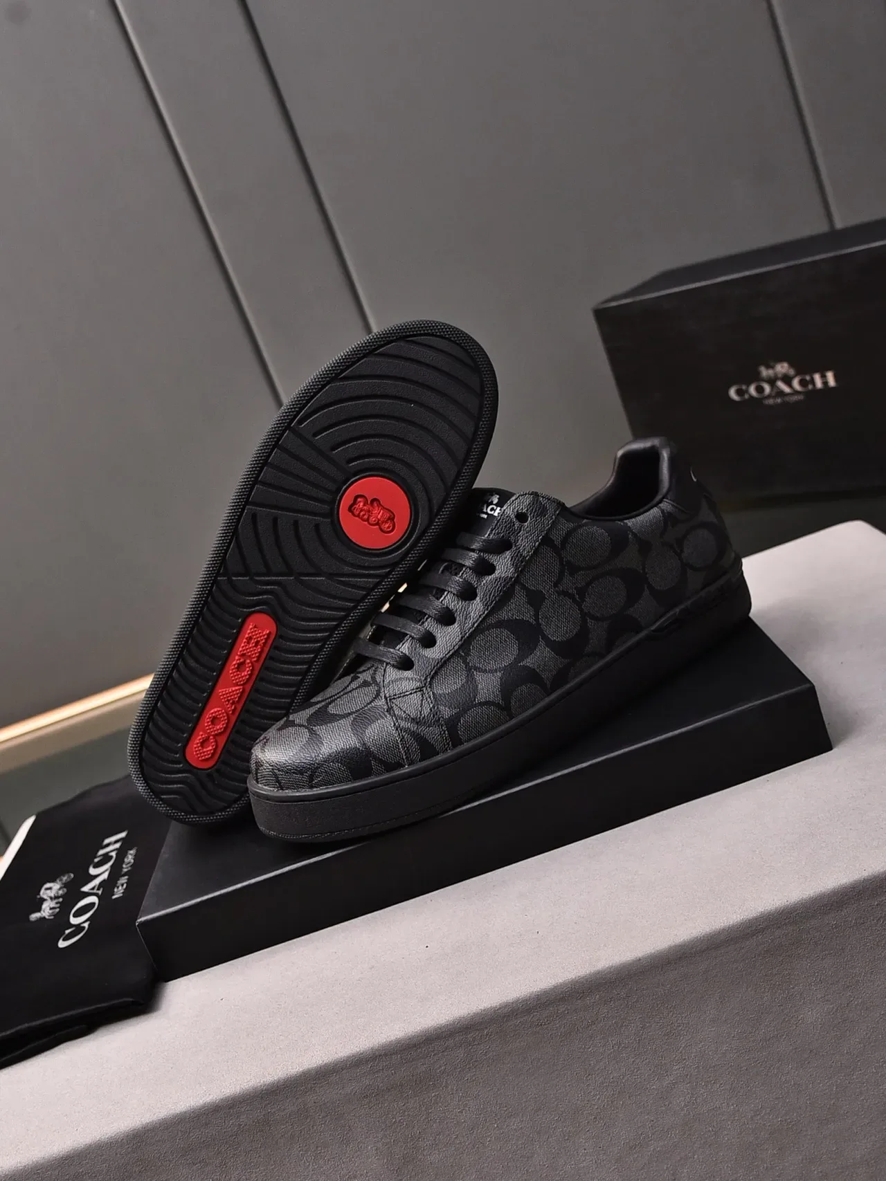 Coach Monogram-Print Sneakers Lifestyle basses 4
