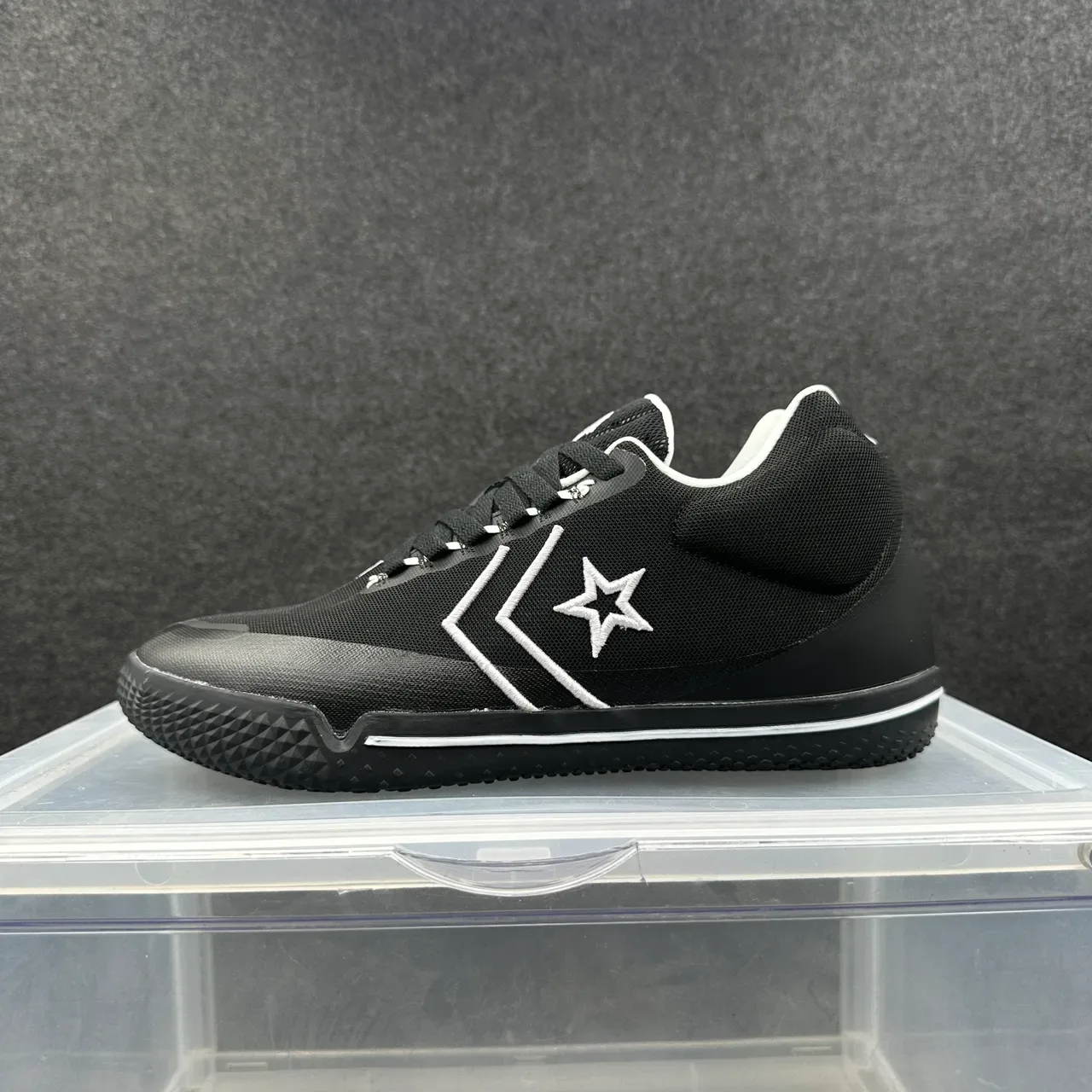 Converse Star Chevron tênis lifestyle pretos e brancos 2