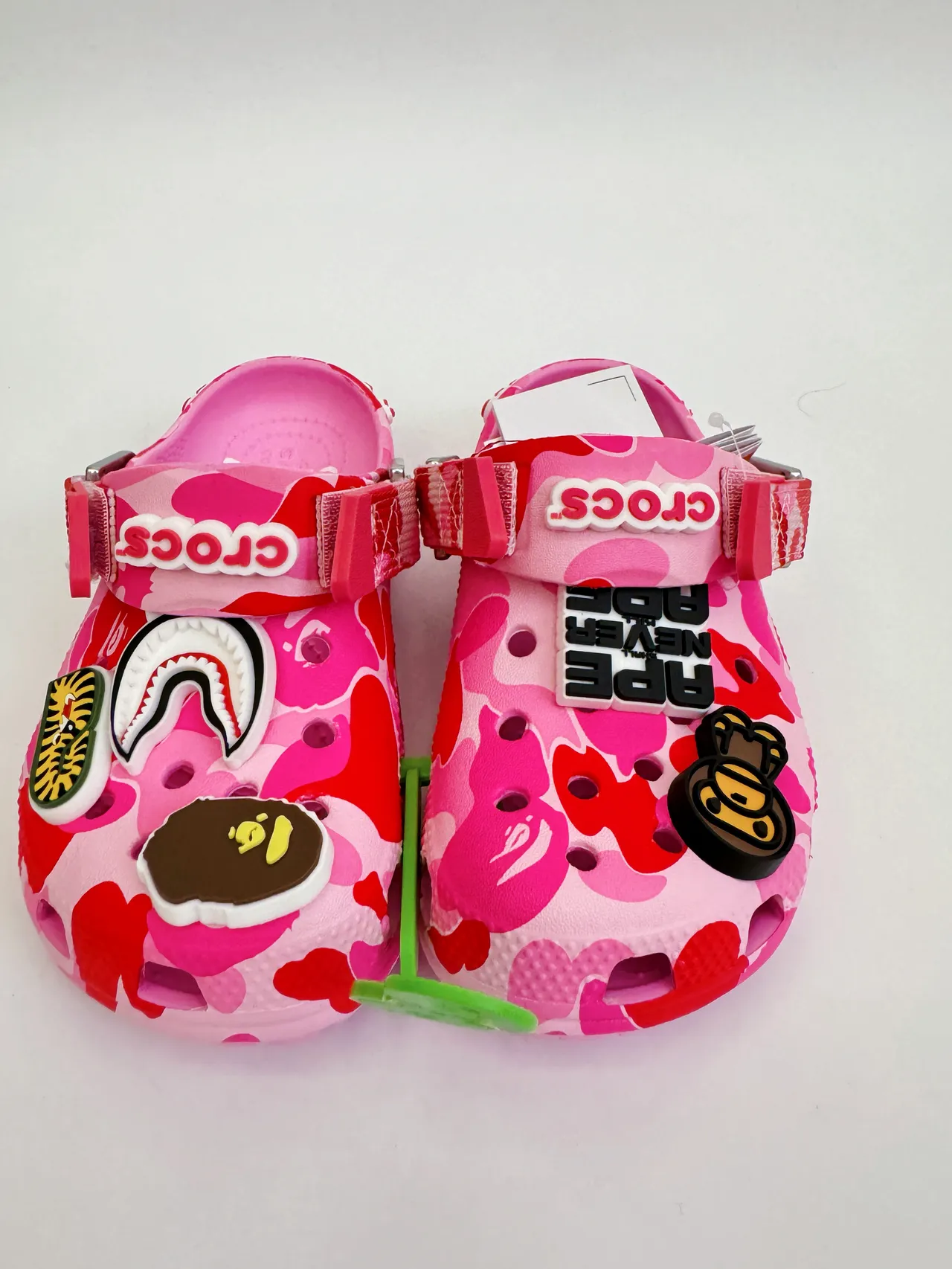 Crocs Classic Clog أسود رمادي كامو أطفال كلوكس 10