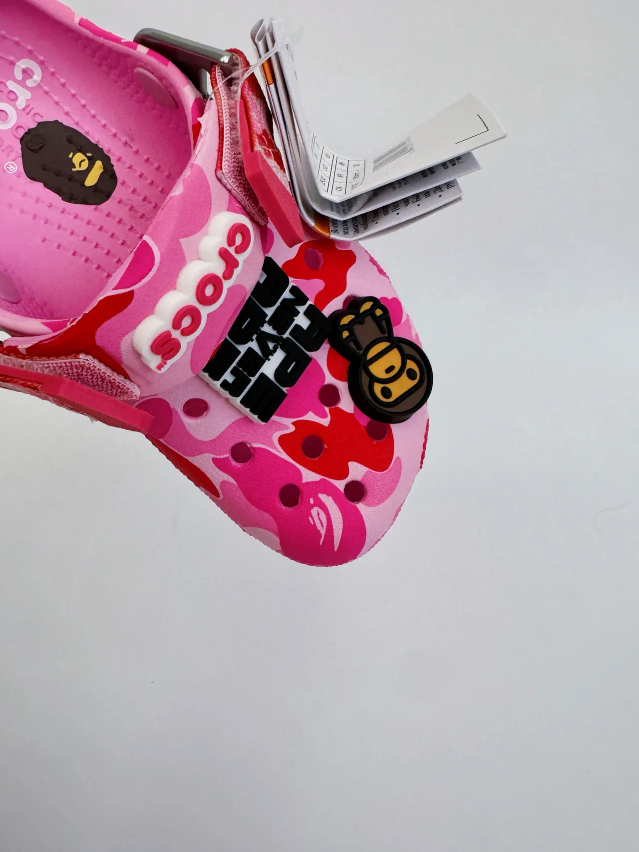 Crocs Classic Clog أسود رمادي كامو أطفال كلوكس 13