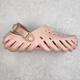 كروكس Echo Clog وردي فاتح رغوة مصبوبة clog