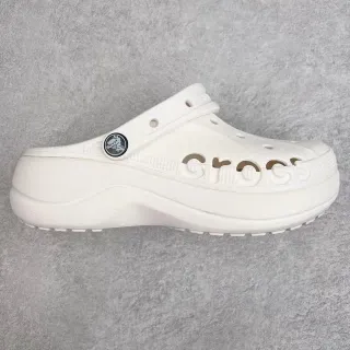Crocs Echo Clog White Molded Foam Platform Clog