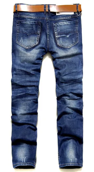 Diesel Slim-Straight Mid-Rise Distressed Wash Jeans 4