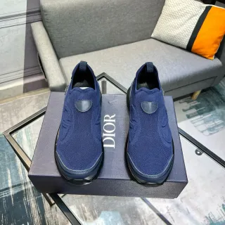 Dior B-Series नेवी निट स्लिप-ऑन लाइफस्टाइल स्नीकर
