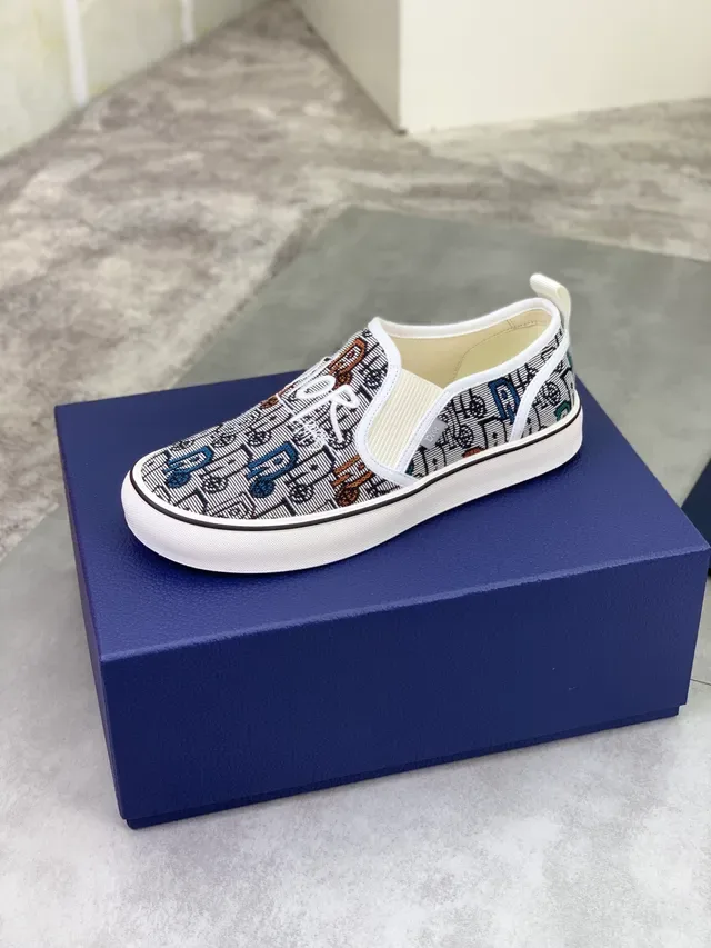 Dior B23 Tênis Lifestyle Slip-On com Estampa Gráfica 4