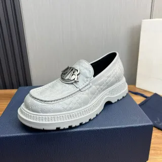 Dior B27 لوفر مبطن رمادي
