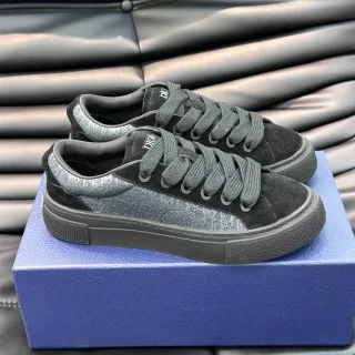 Dior سنیکرز Lifestyle أسود رمادي لوتوب سويدي وجاكار