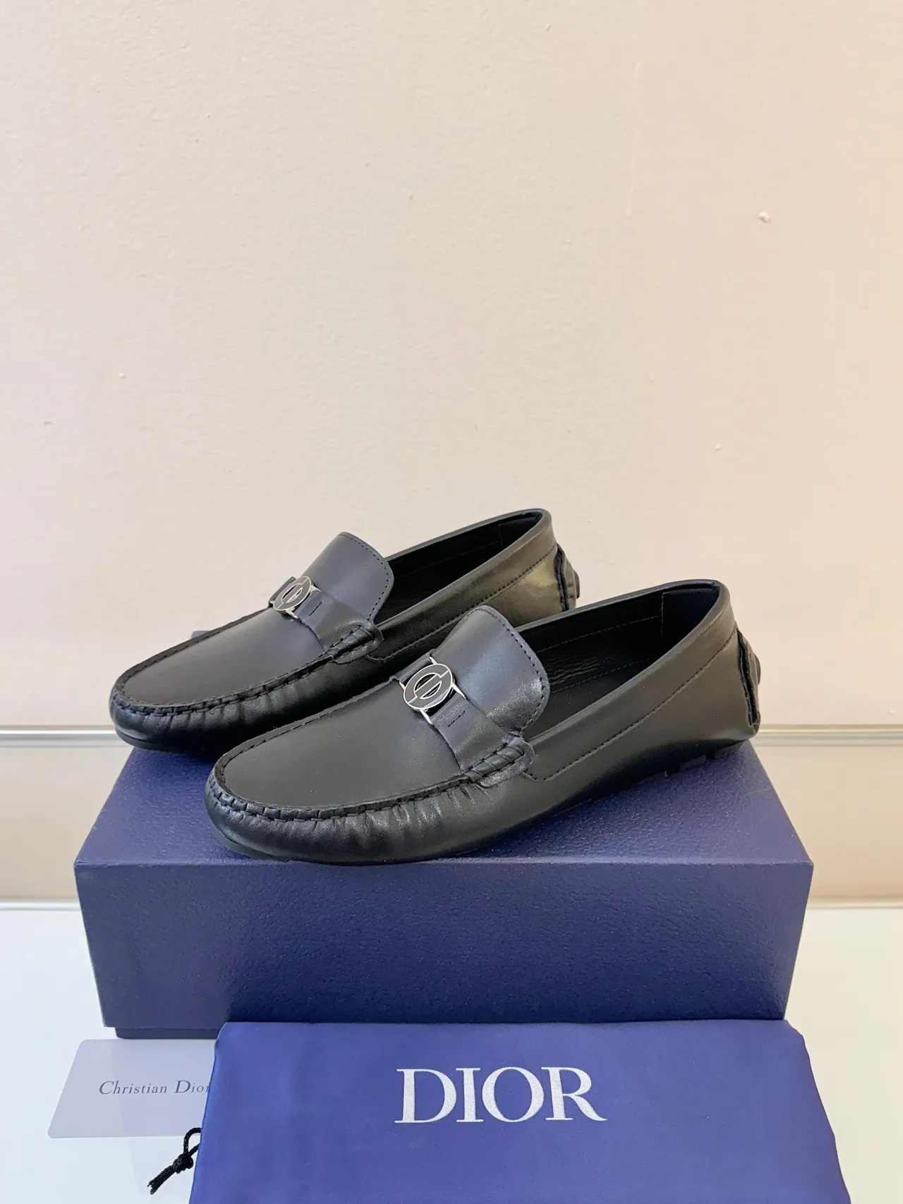 Dior Horsebit Loafer Black Leather Slip-On Loafers 2