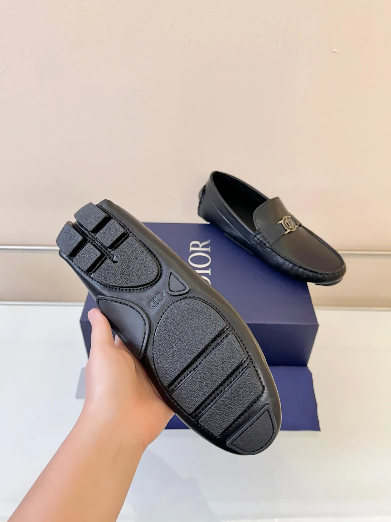 Dior Horsebit Loafer Black Leather Slip-On Loafers 5
