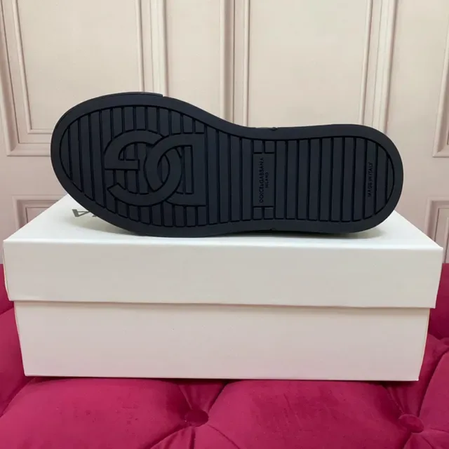 Dolce & Gabbana Portofino Black Monochrome Lifestyle Sneakers 9