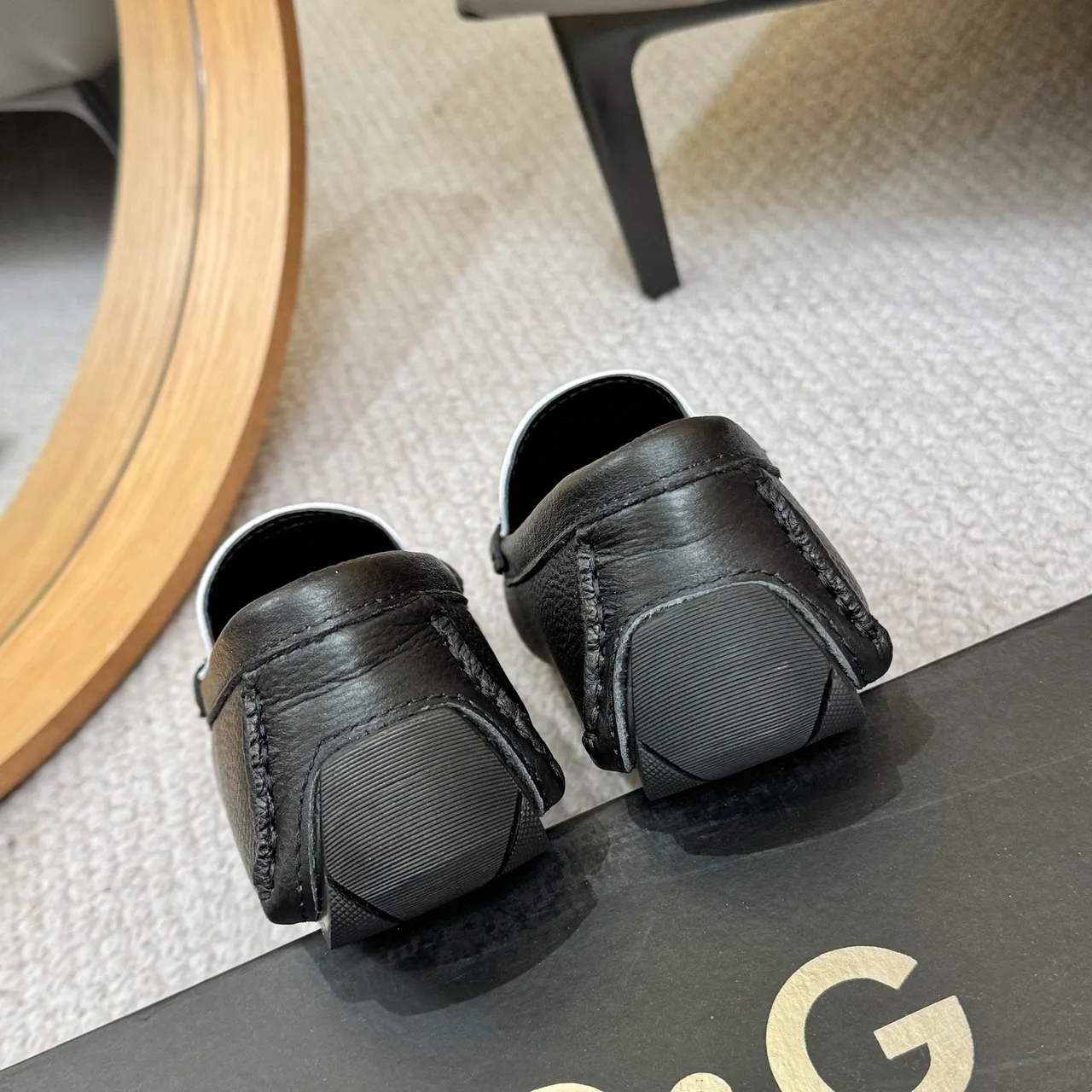 Dolce & Gabbana Portofino Monogram Leather Loafer 9